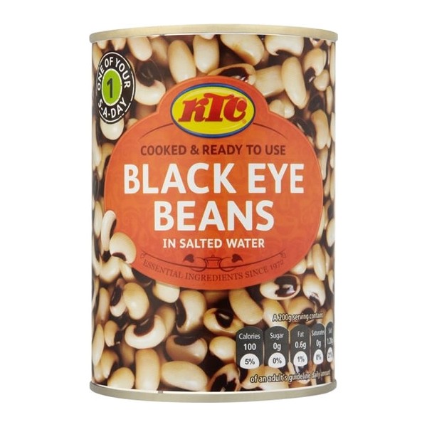 Ktc Black-Eye Beans (Lobia), 400g