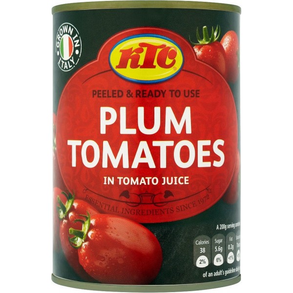 KTC Plum Tomatoes, 400g