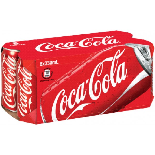 Coca Cola 330ml x 8