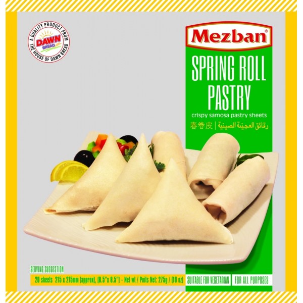 Mezban Spring Roll Pastry, 20 sheets