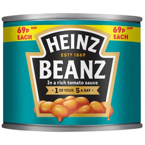 Heinz Baked Beans In Tomato Sauce, 200G