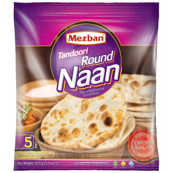 Mezban Tandoori Round Naan