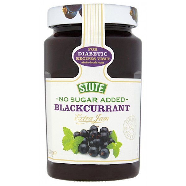 Stute No Sugar Added Blackcurrant Jam