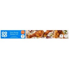 Co-op Extra Strong Kitchen Foil, 7.5m