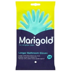 Marigold Longer Bathroom Gloves, M