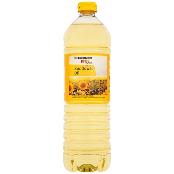 Co-op Pure Sunflower Oil, 1 Litre
