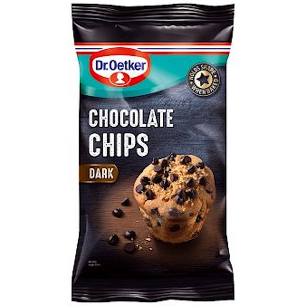 Dr. Oetker Dark Chocolate Chips, 100g