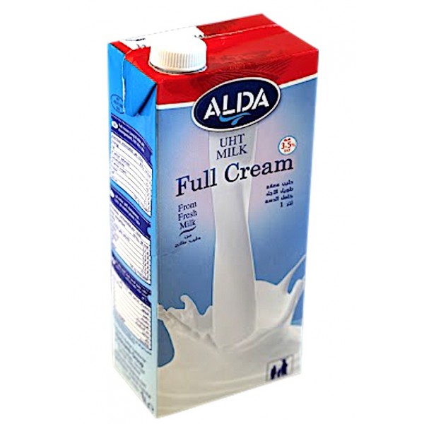 Alda UHT Milk, 1L x 12