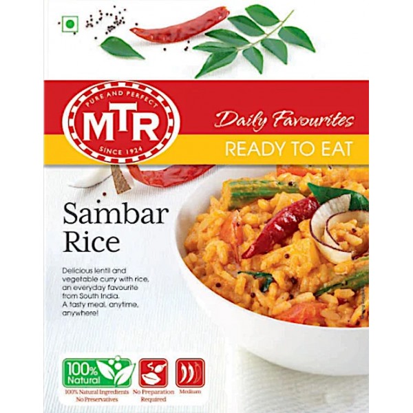 MTR Sambar Rice EXP 5/10/22