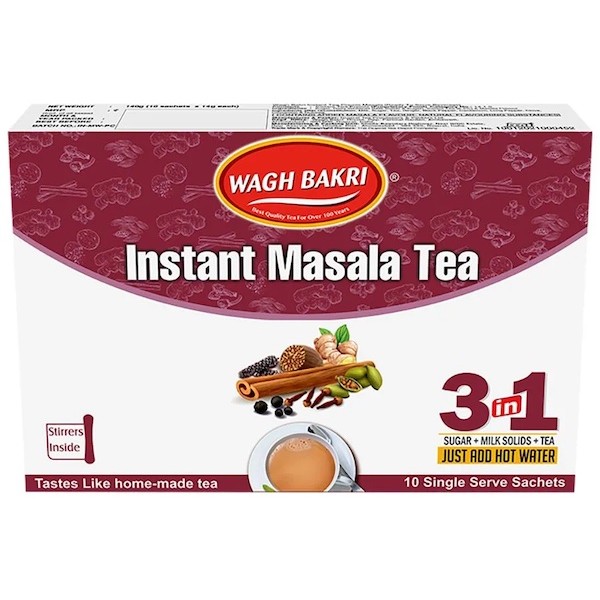 Wagh Bakri Masala Instant Tea Premix, 10s