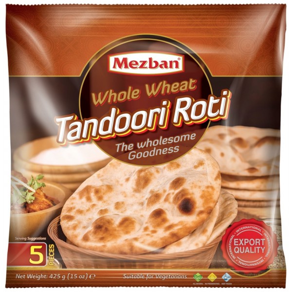 Mezban Whole Wheat Tandoori Roti