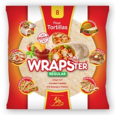 Wrapster Flour Tortilla Wraps, 8s