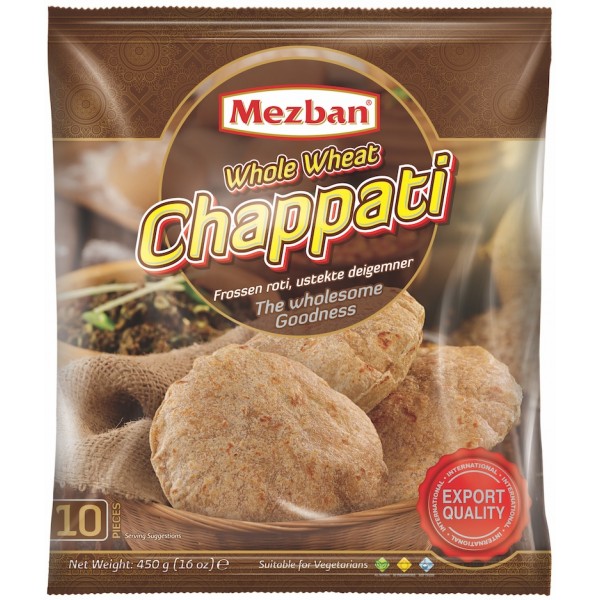 Mezban Wheat Chappati, 10 Pieces