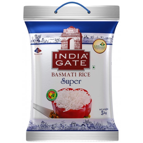 India Gate Super Basmati Rice, 5KG