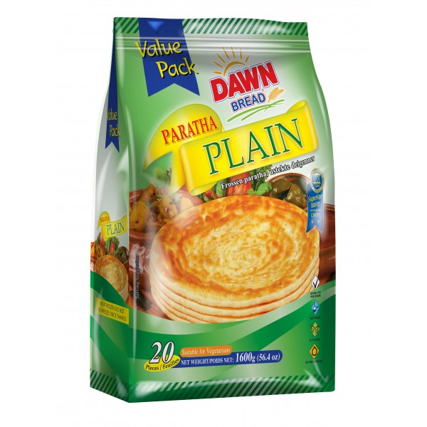 Dawn Plain Paratha Value Pack, 20s