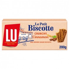 LU Le Petit Biscotte Crunchy Cinnamon and Brown Sugar Biscuits